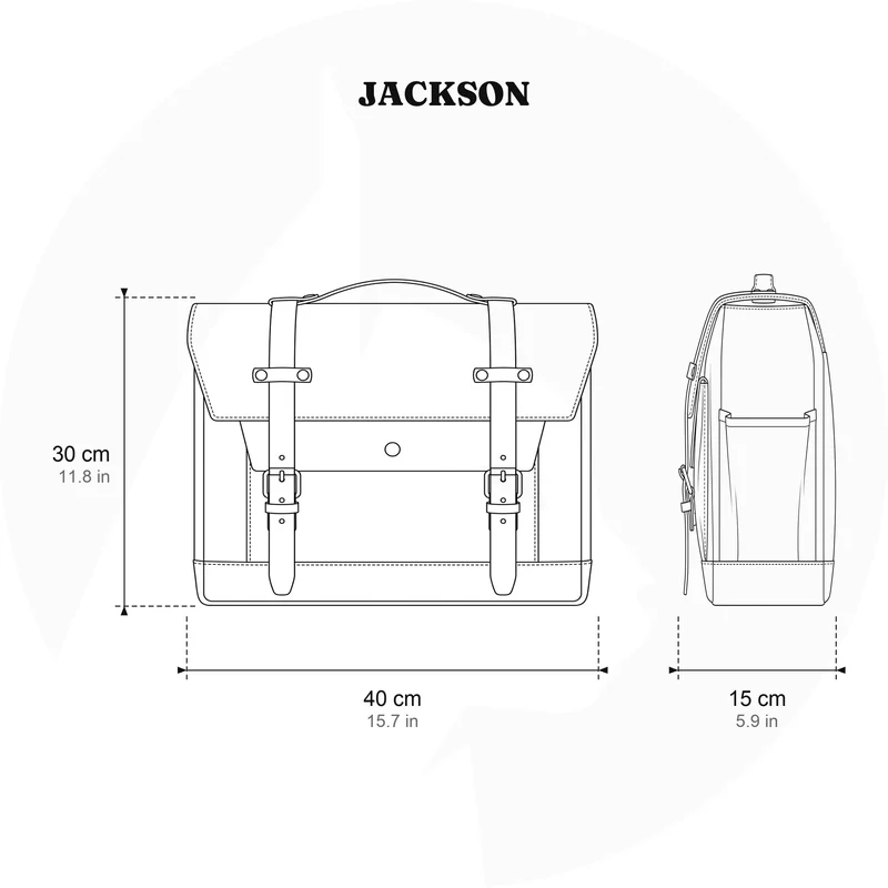 Canvas Motorcycle Saddlebag | JACKSON