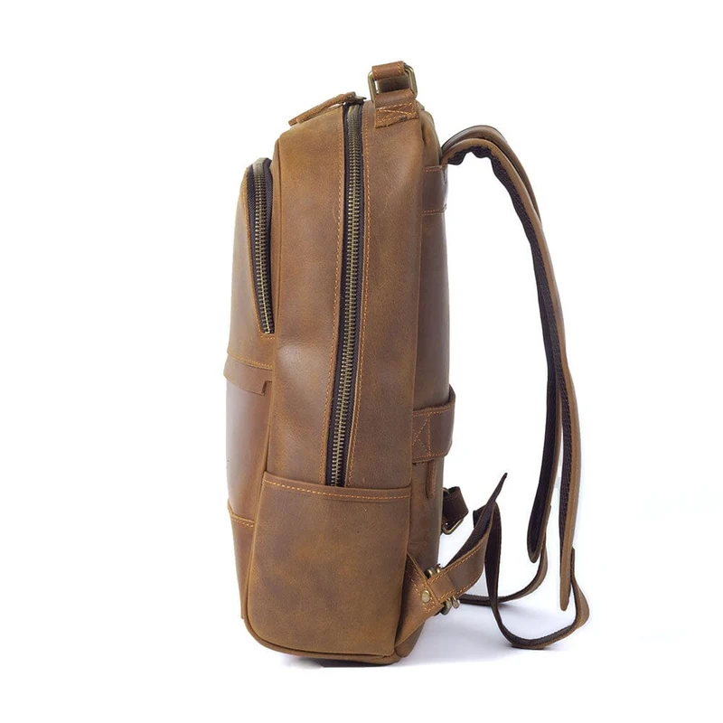 Crazy Horse Leather Backpack | TYREE