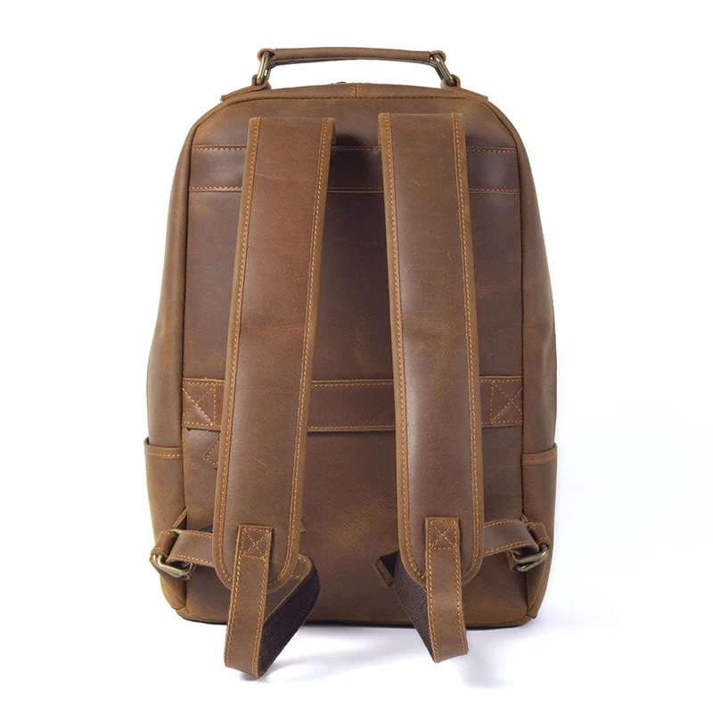 Crazy Horse Leather Backpack | TYREE