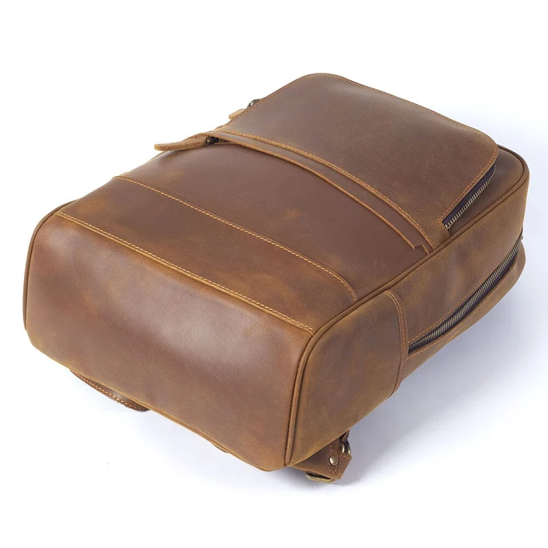 Crazy Horse Leather Backpack | TYREE