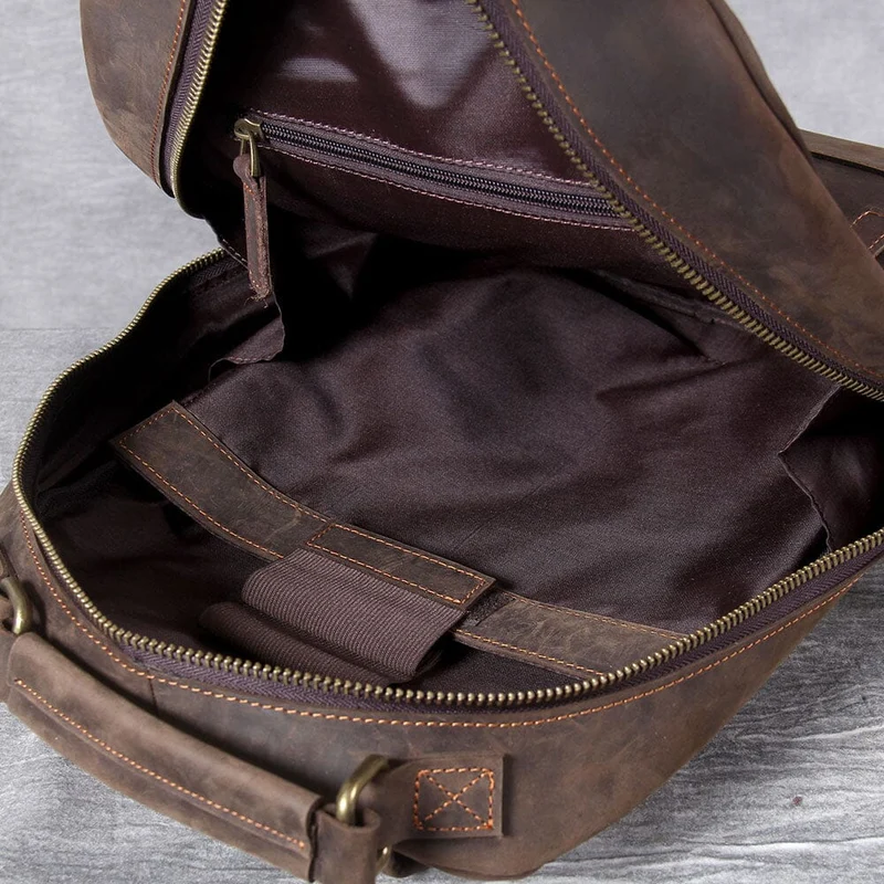 Crazy Horse Leather Backpack | TYREE