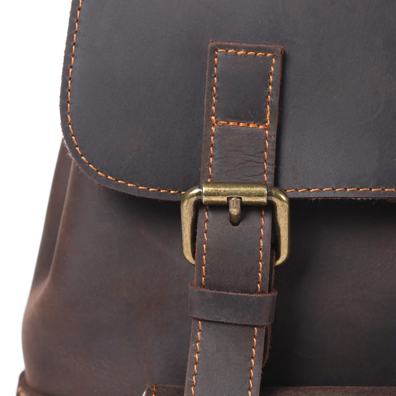 Leather Drawstring Backpack | DASHAN