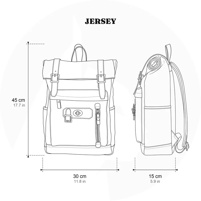 Rustic Backpack | JERSEY