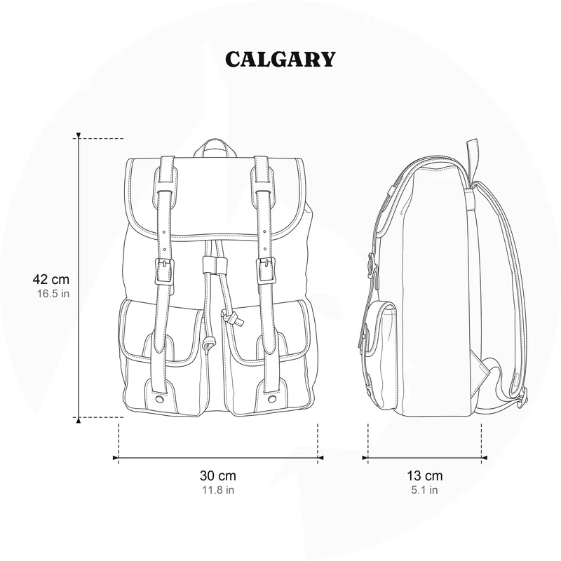 Canvas Travel Backpack | CALGARY
