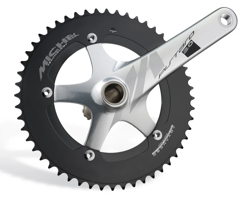 Miche Pistard 2.0 Fixie Crankset Silver
