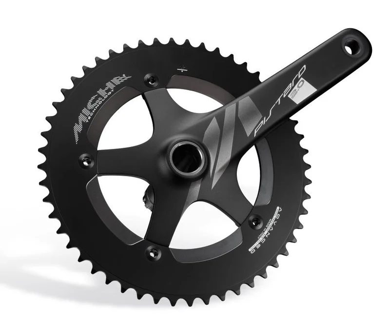 Miche Pistard 2.0 Fixie Crankset Black