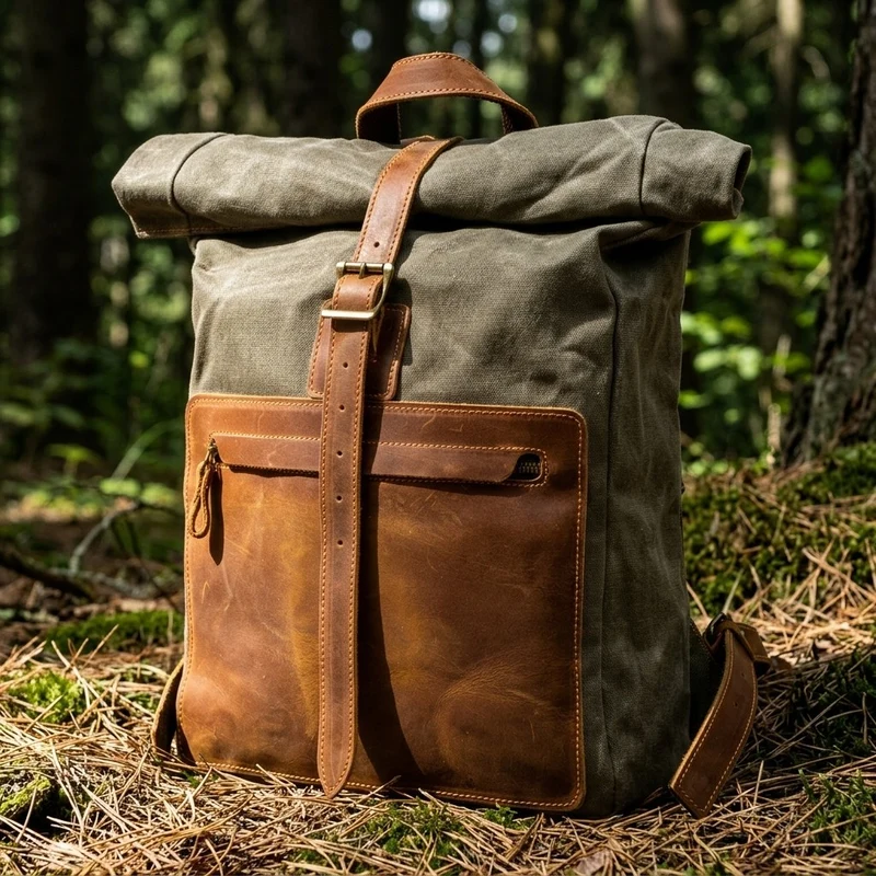 Waxed Canvas Rucksack | HANOVER