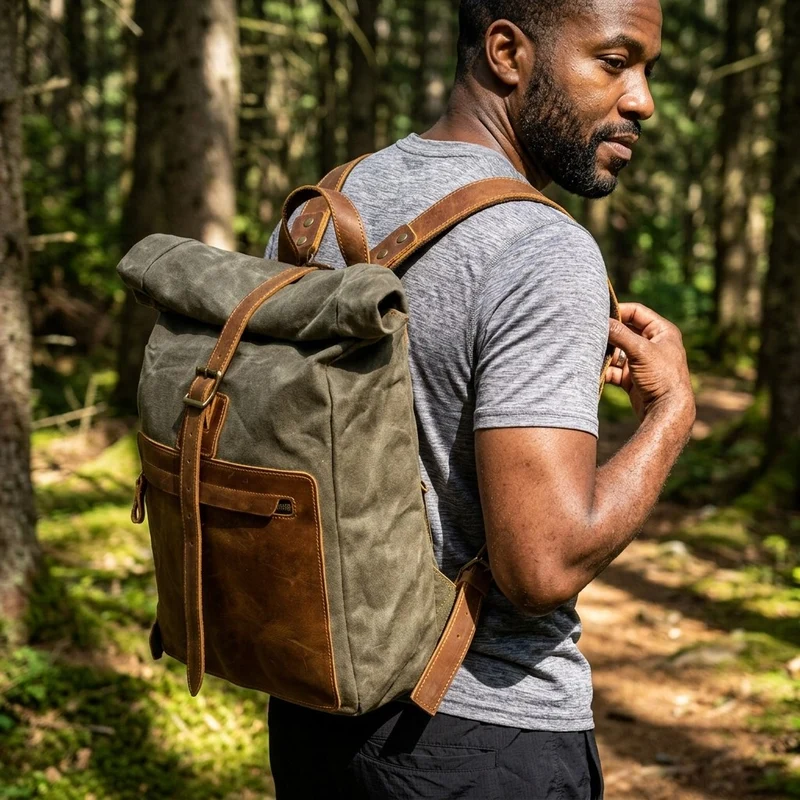 Waxed Canvas Rucksack | HANOVER
