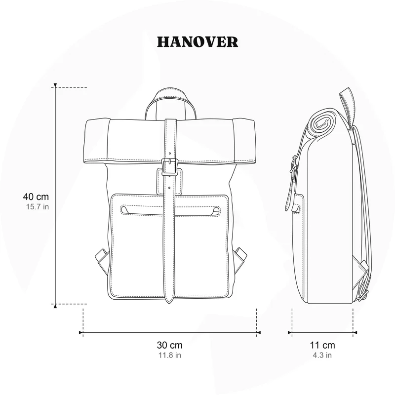 Waxed Canvas Rucksack | HANOVER