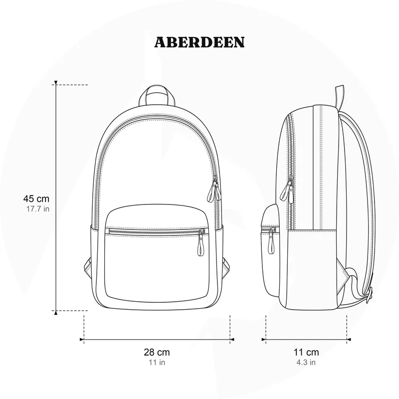 Vintage Canvas Bookbag | ABERDEEN