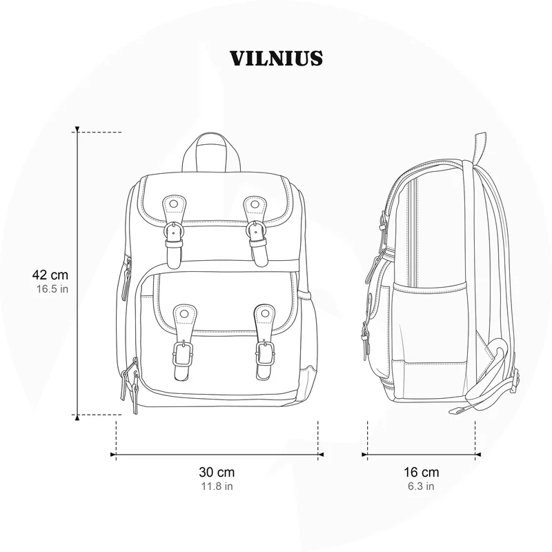 Canvas Camera Bag | VILNIUS