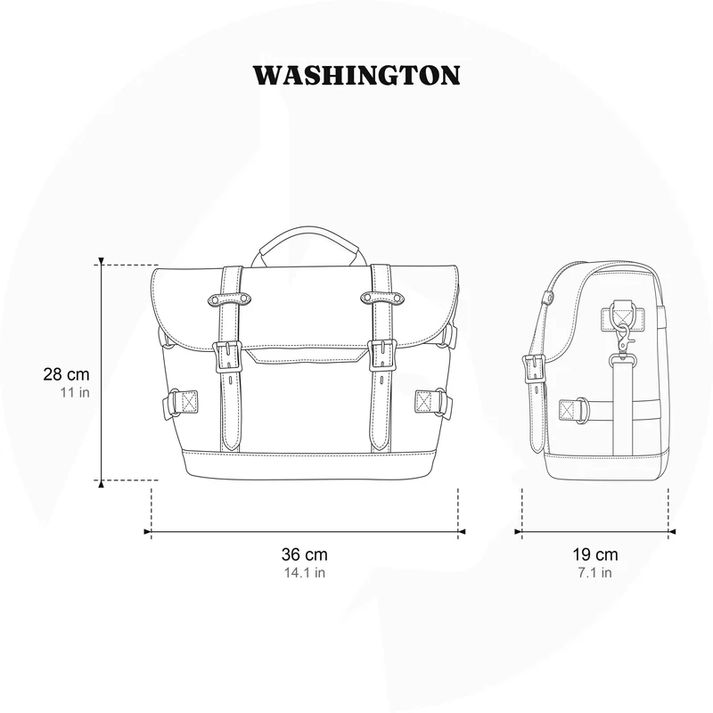 Camera Messenger Bag | WASHINGTON
