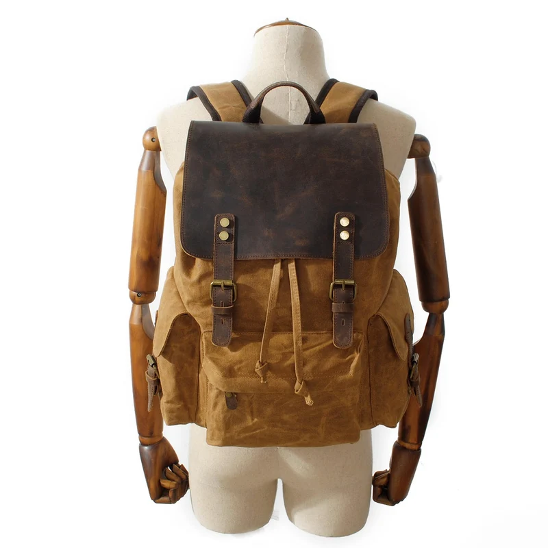 Waxed Canvas Backpack | LATVIA