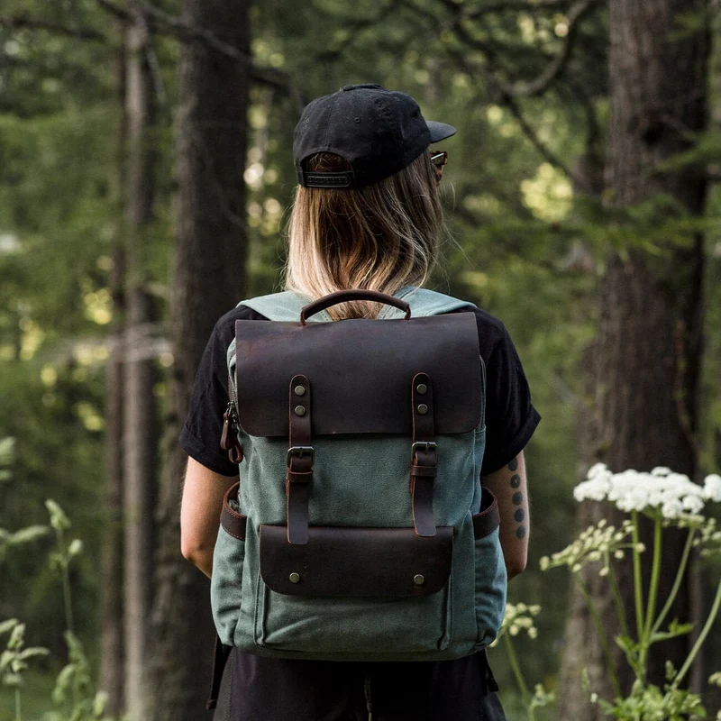 Canvas Laptop Backpack | HELSINKI