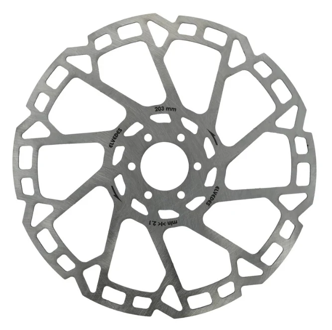 Disque Elvedes Ø203mm, 2,3mm d'epaisseur, fixation 6 trous