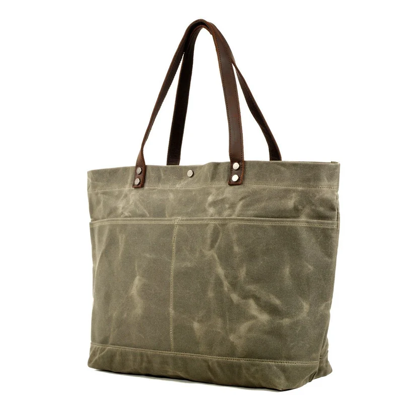 Waxed Canvas Tote Bag | NASHVILLE