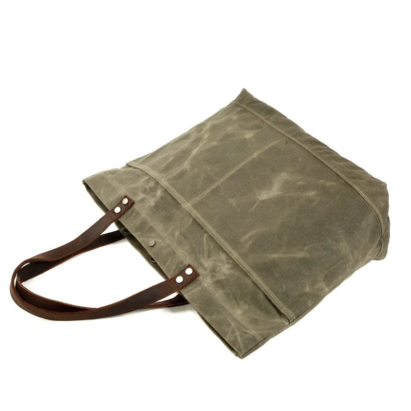 Waxed Canvas Tote Bag | NASHVILLE