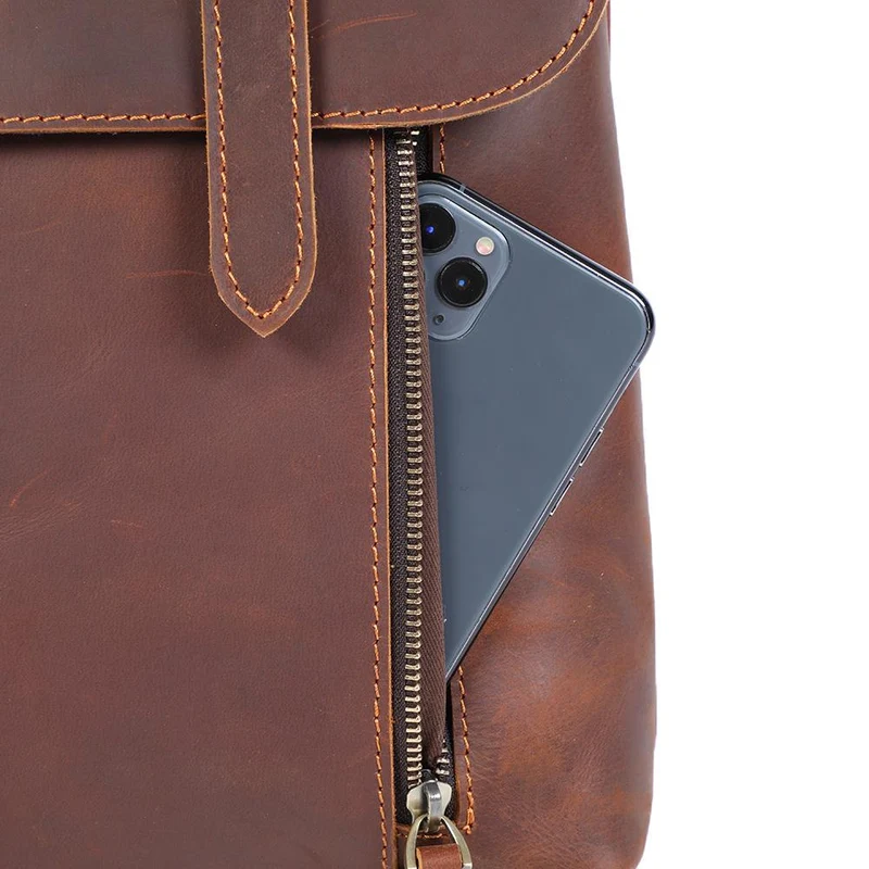 Small Leather Rucksack | ITHYA