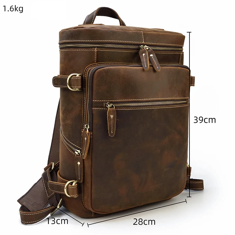 Leather Rucksack Backpack | NOVOA