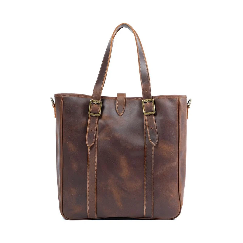 Vintage Leather Tote Bag | OLANA