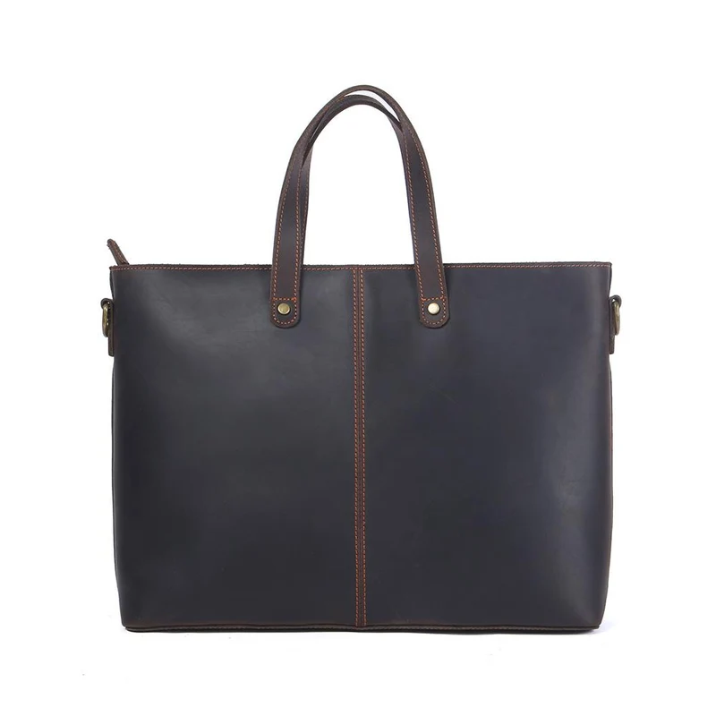 Brown Leather Tote Bag | AIKA