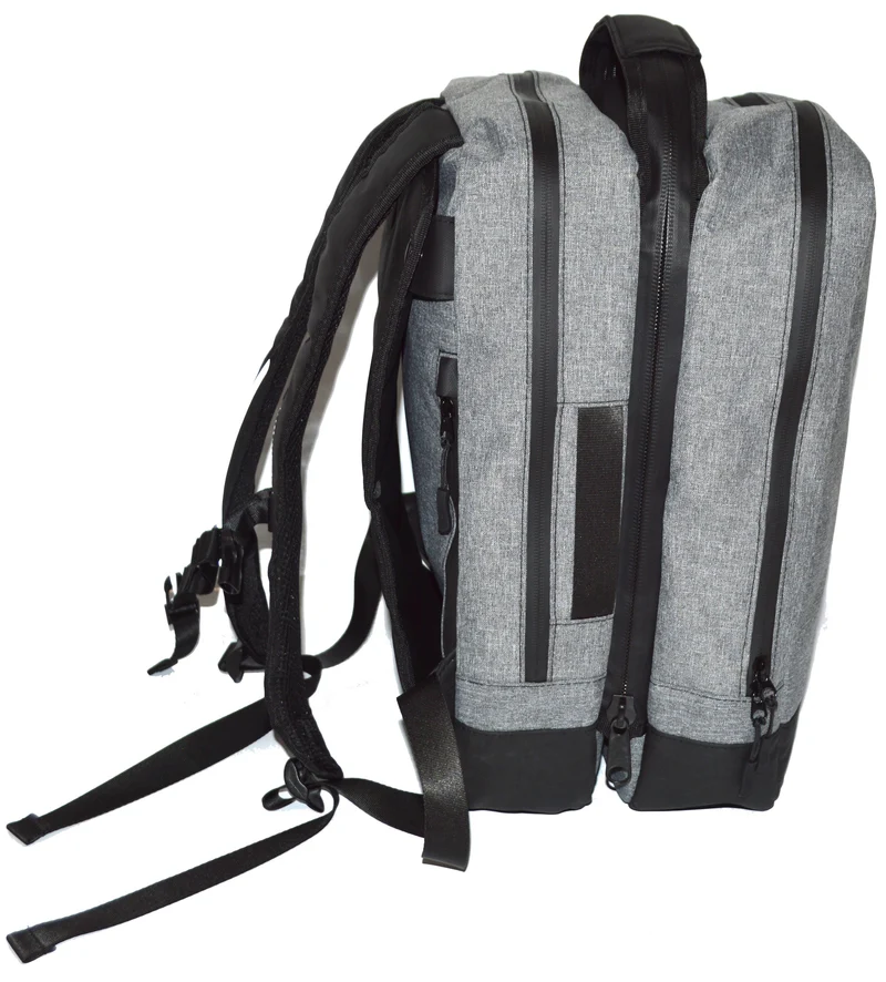 Sacoche arrière double vélo convertible sac à dos EXS 25L