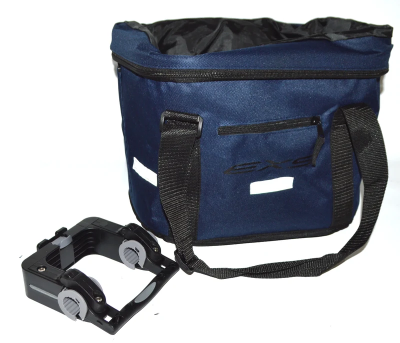 Panier vélo avant amovible EXS 20L avec fixation e-bike