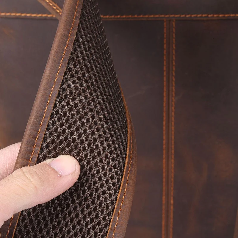 Brown Leather Rucksack | ÅRE