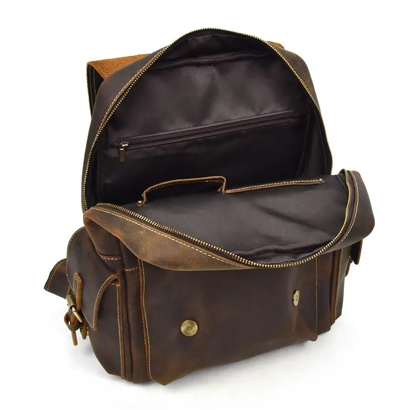 Women's Leather Rucksack | UMEA
