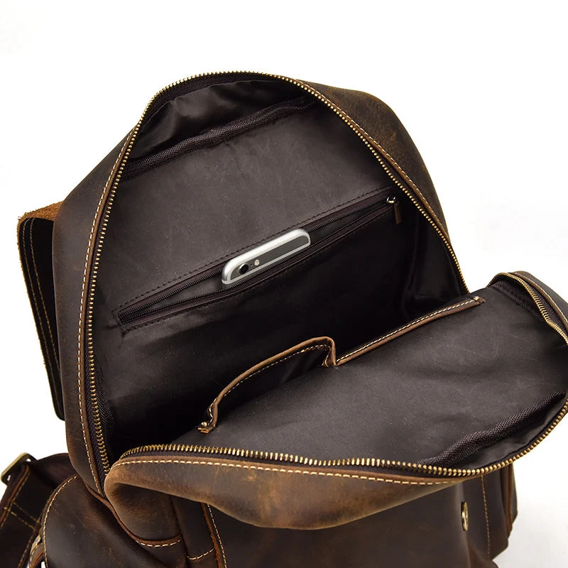 Women's Leather Rucksack | UMEA