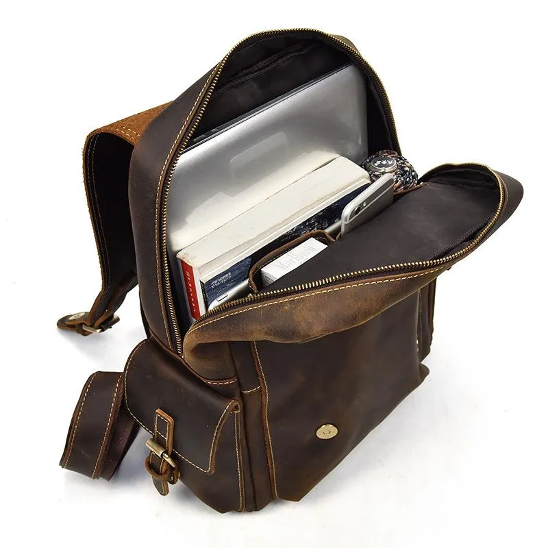 Women's Leather Rucksack | UMEA