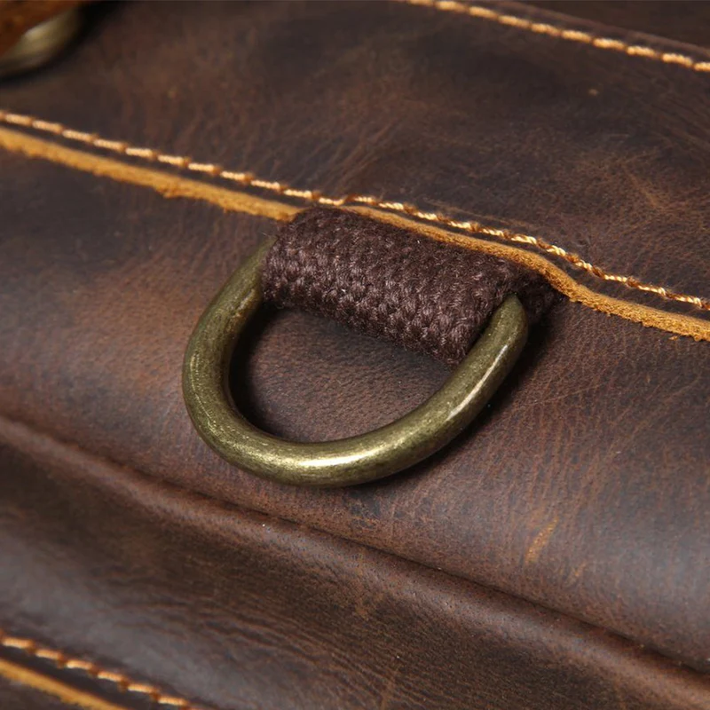 Tan Leather Backpack | CAREA