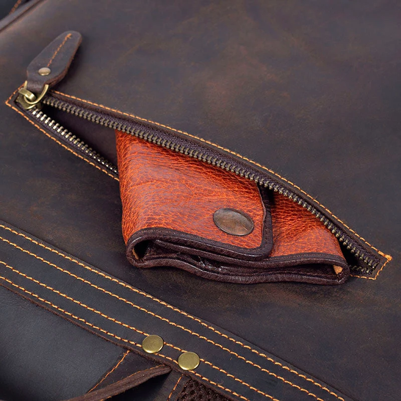 Leather Work Backpack | ROYA