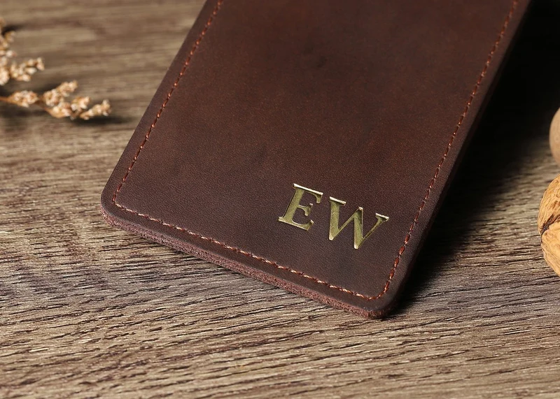 Customisable Leather Luggage Tag