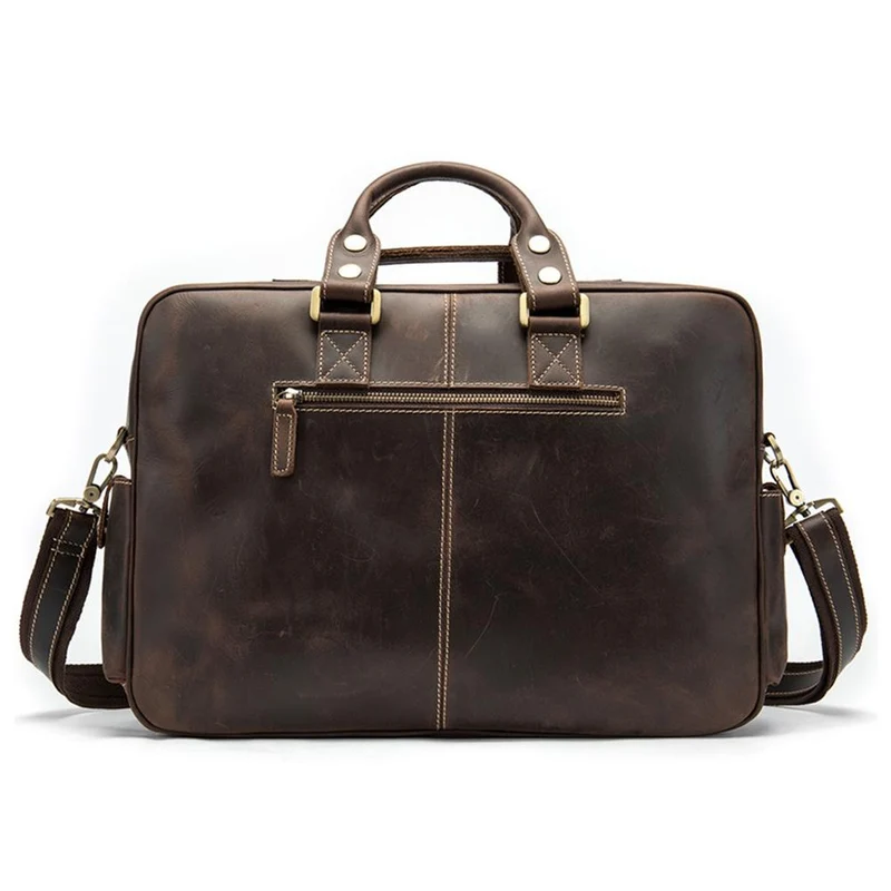 Leather Messenger Bag | MANOA
