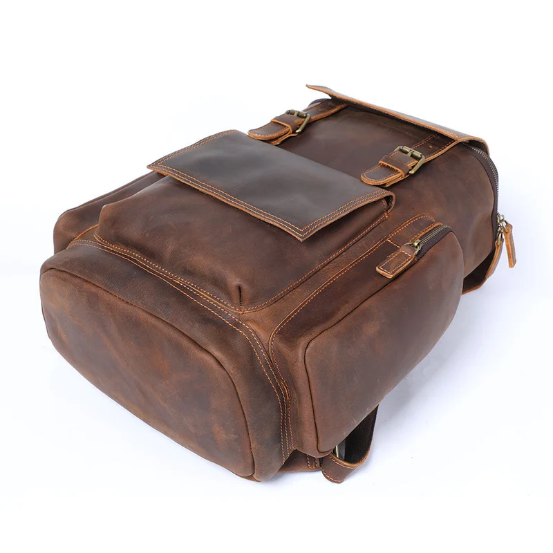 Leather Laptop Backpack | HORE
