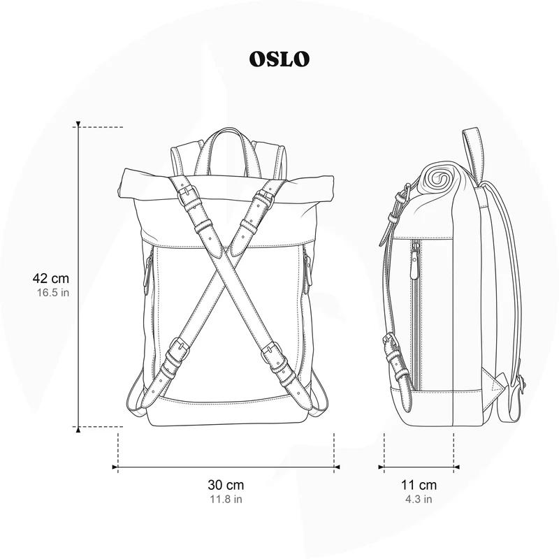 Canvas Rucksack Backpack | OSLO