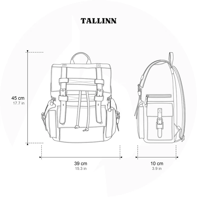 Canvas Drawstring Backpack | TALLINN