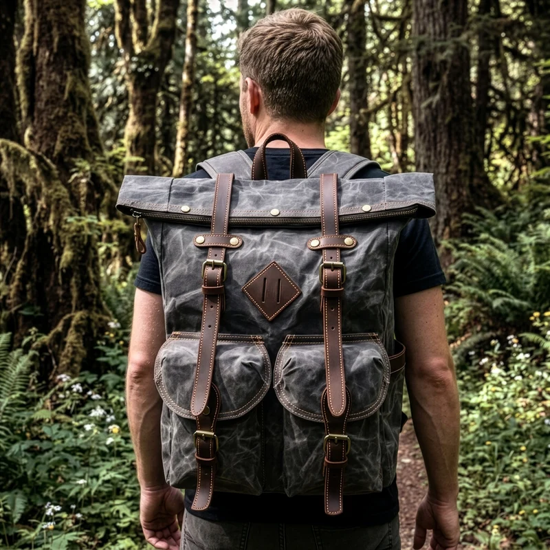 Canvas Hipster Backpack | BERLIN