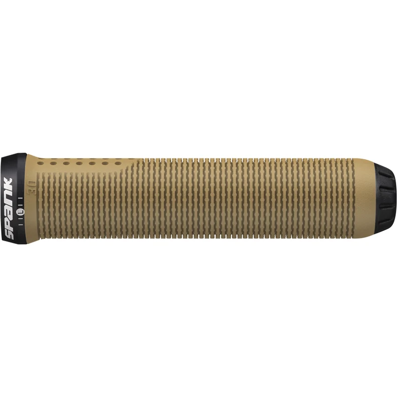 Poignées Spank Spike 30, lock-on, diamètre 30mm, long 145mm, sable