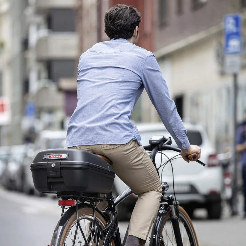 Top case for Citybox Klickfix bicycle