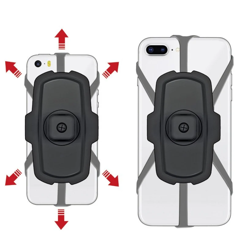 Bicycle handlebar holder for PhonePad Klickfix smartphone