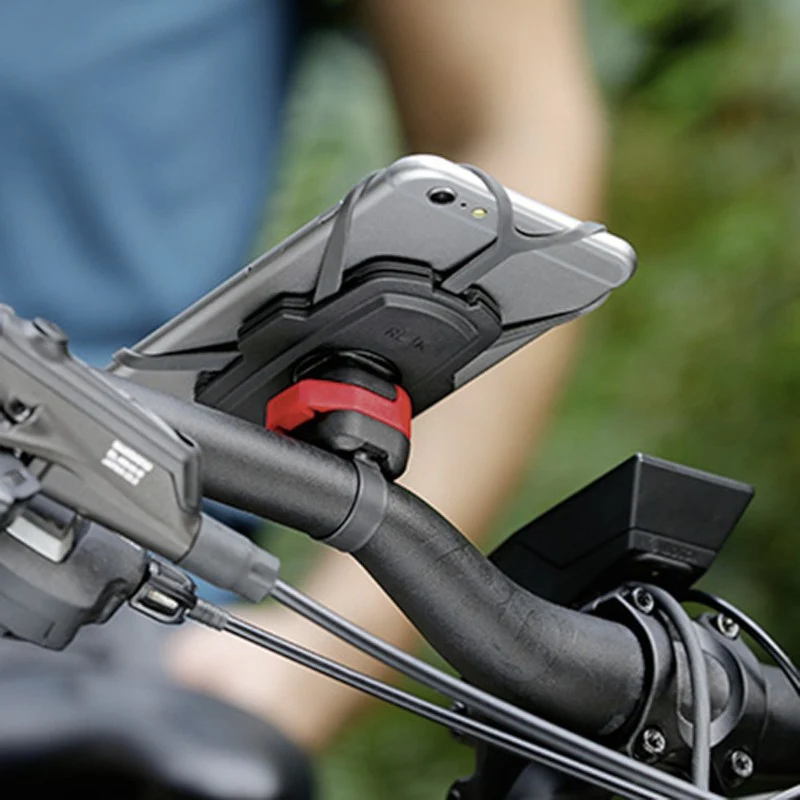 Bicycle handlebar holder for PhonePad Klickfix smartphone