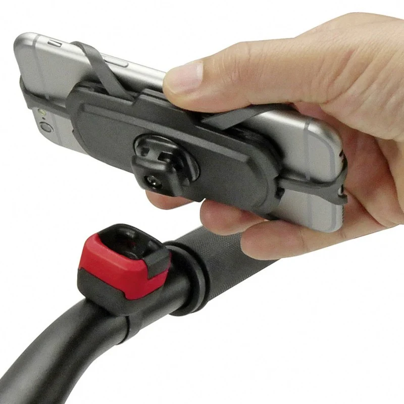 Bicycle handlebar holder for PhonePad Klickfix smartphone