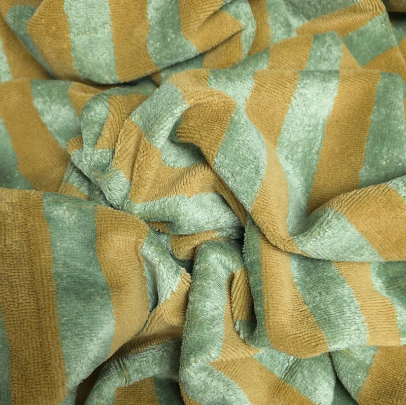 Tissu éponge de bambou de qualité supérieure | Rayures | Certifié OEKO-TEX®