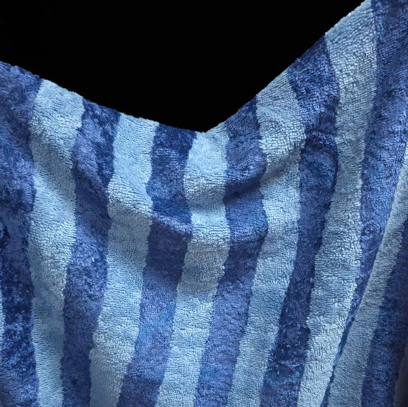 Tissu éponge de bambou de qualité supérieure | Rayures | Certifié OEKO-TEX®