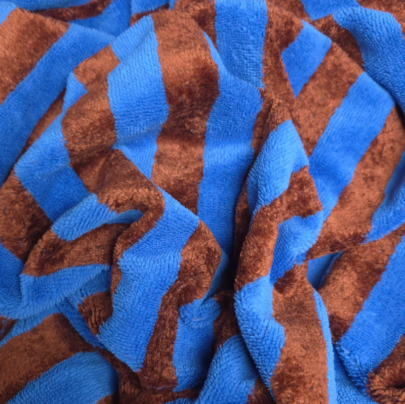 Tissu éponge de bambou de qualité supérieure | Rayures | Certifié OEKO-TEX®