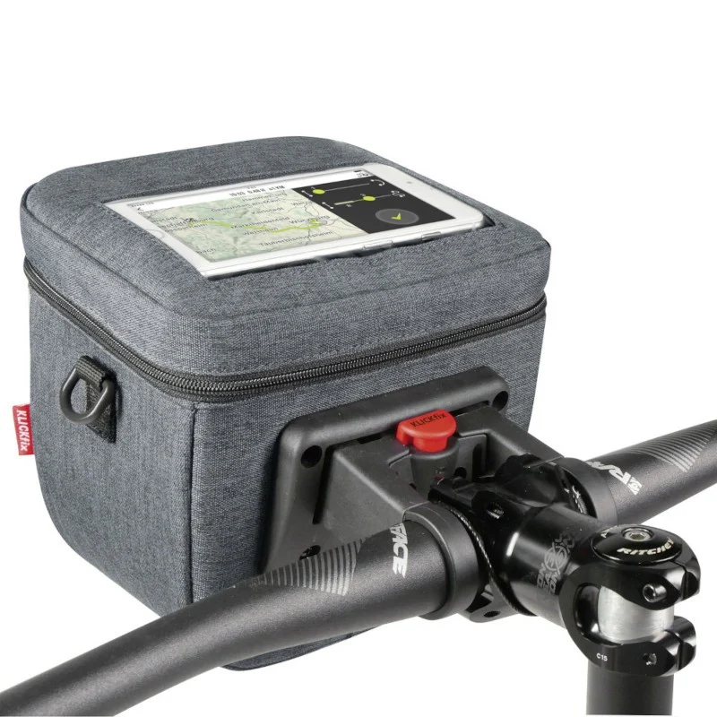 Aventour Compact City Klickfix handlebar bag with smartphone cover