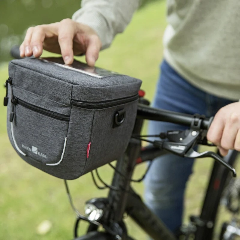 Aventour Compact City Klickfix handlebar bag with smartphone cover