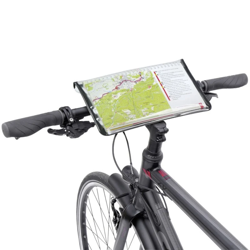 FreeLiner Klickfix rotating card holder for bicycle handlebar holder